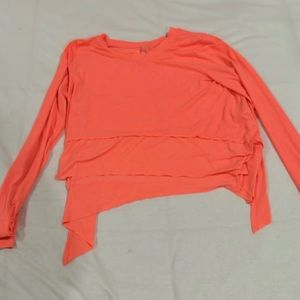 Long sleeved orange free people top